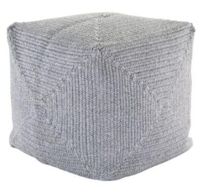 gray pouf