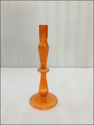 brown candle holder