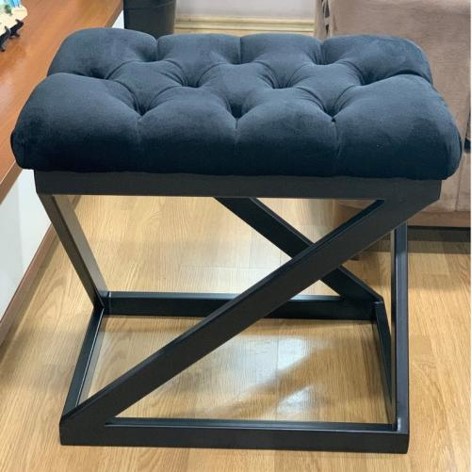 grey ottoman stool